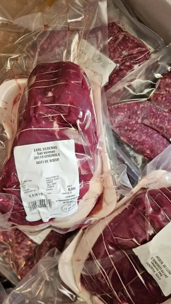 Vente directe colis viande à Grignols